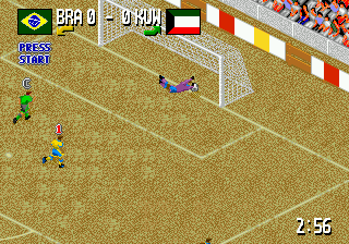 Скриншот игры Head-On Soccer